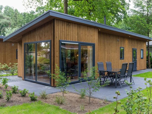 Wood Lodge Eco 4 personen met Sauna